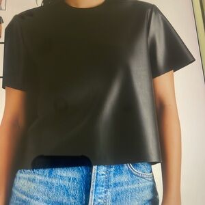 Steve Madden Jet Black Short Sleeve Tee